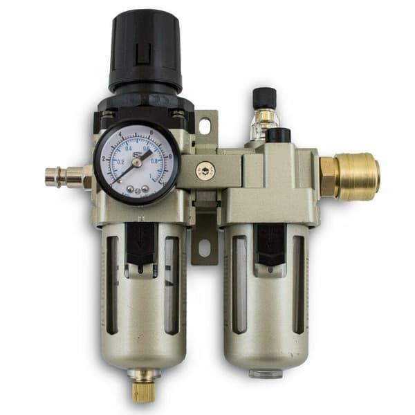 PROFESSIONEL TRYKREDUCERER MED BITUXX MANOMETER TIL MALER 1/2''