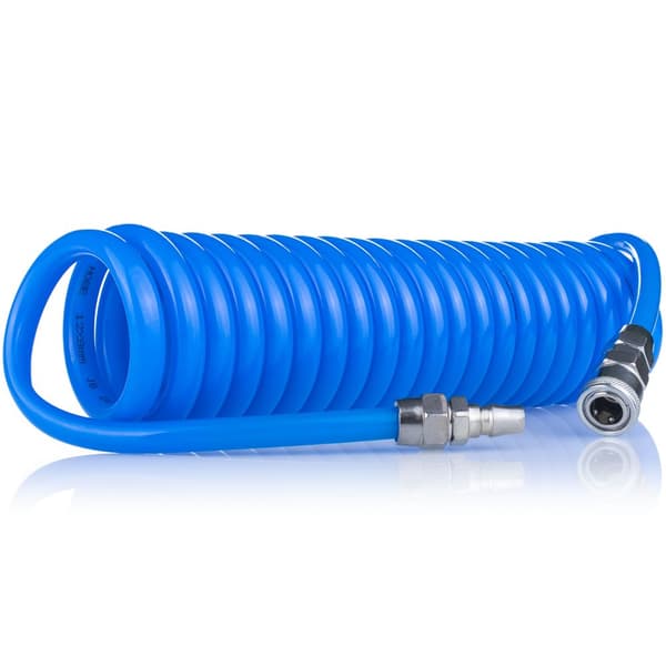 Pneumatisk spiralslang av polyuretan 8x12mm 5m