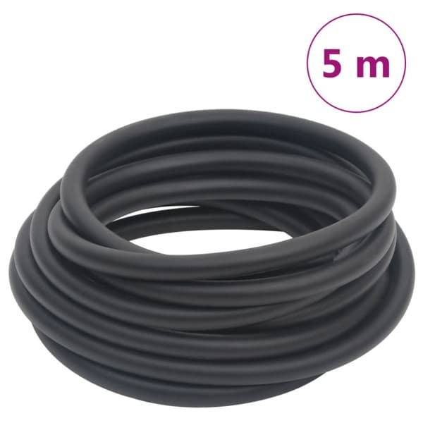 Luftslang hybrid svart 5 m gummi och PVC