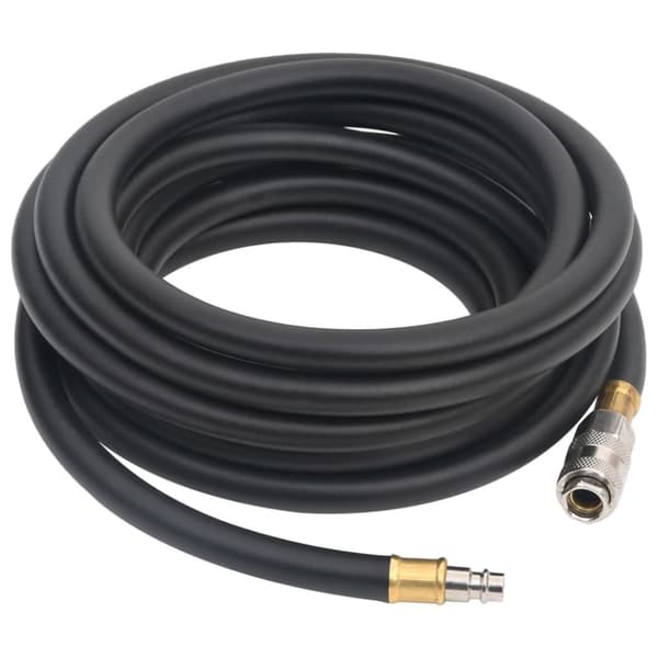 Luftslang hybrid svart 10 m gummi och PVC