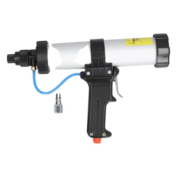 Pneumatisk Dækmontagepistol, 310ML Kapacitet, Professionelt Limværktøj, Lufttryksregulator,sort