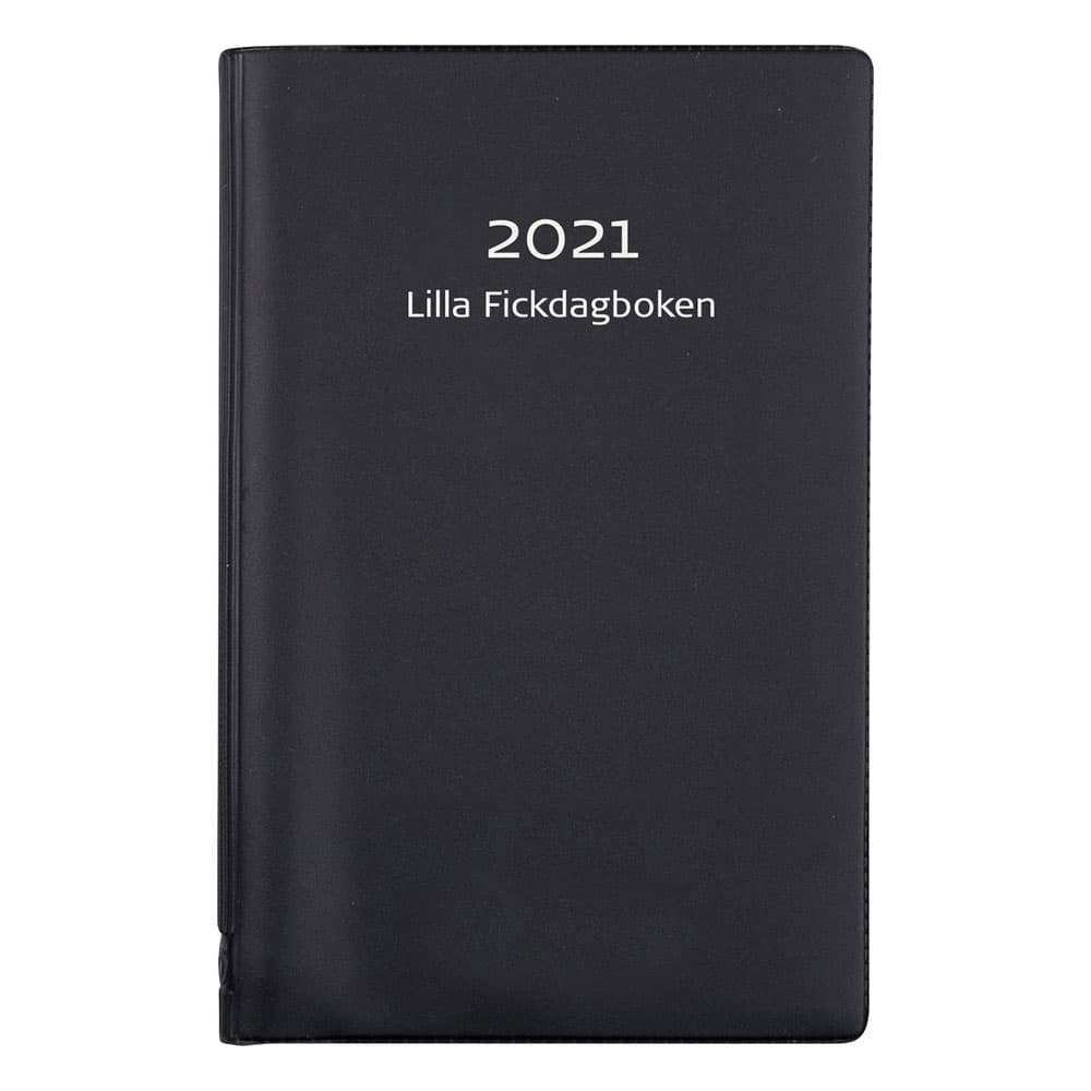 Almanacka 2021 Lilla Fickdagboken plast svart