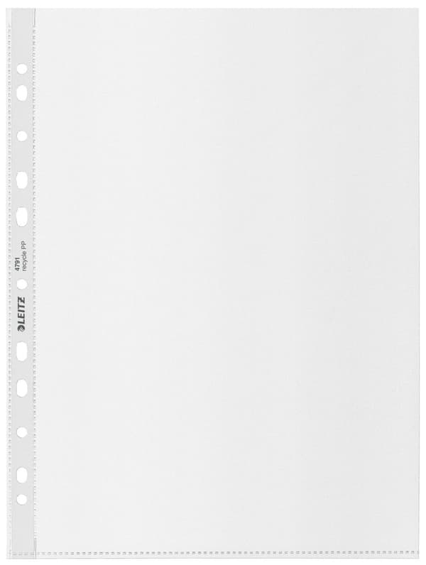 Plastficka LEITZ recycled A4 0,09 100/fp