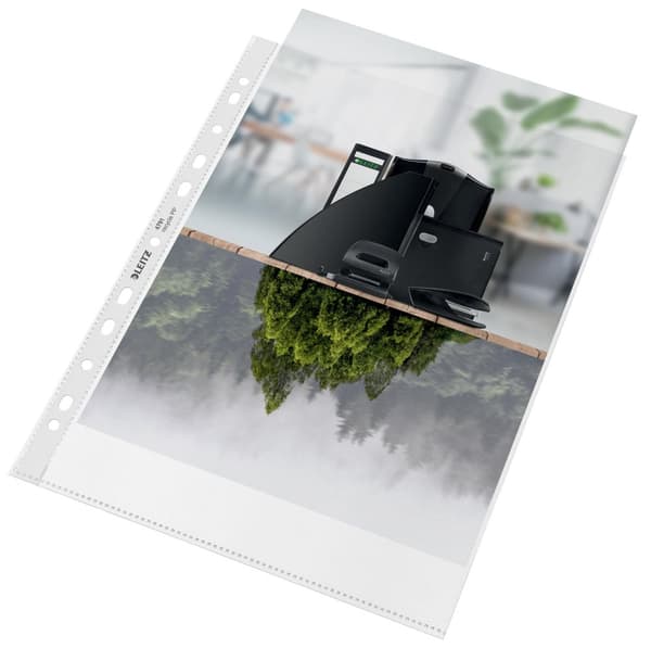 Plastficka LEITZ recycled A4 0,09 100/fp