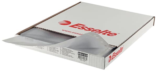 Plastficka Mapp ESSELTE A4 0,11mm 100/fp