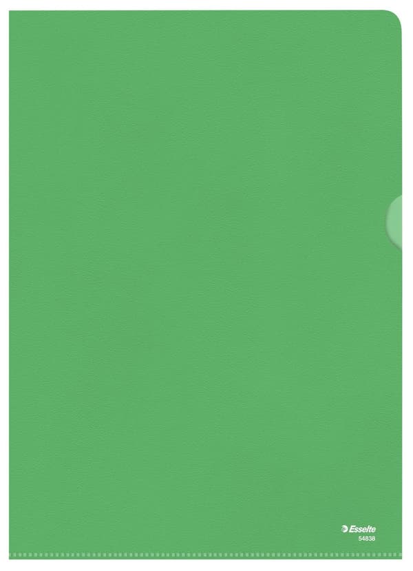Aktmapp ESSELTE A4 0,11 grön 100/fp