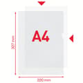 Miniatyrbild 3 av 7: Aktmapp ESSELTE kraftig A4 0,18 ofärgad 100st