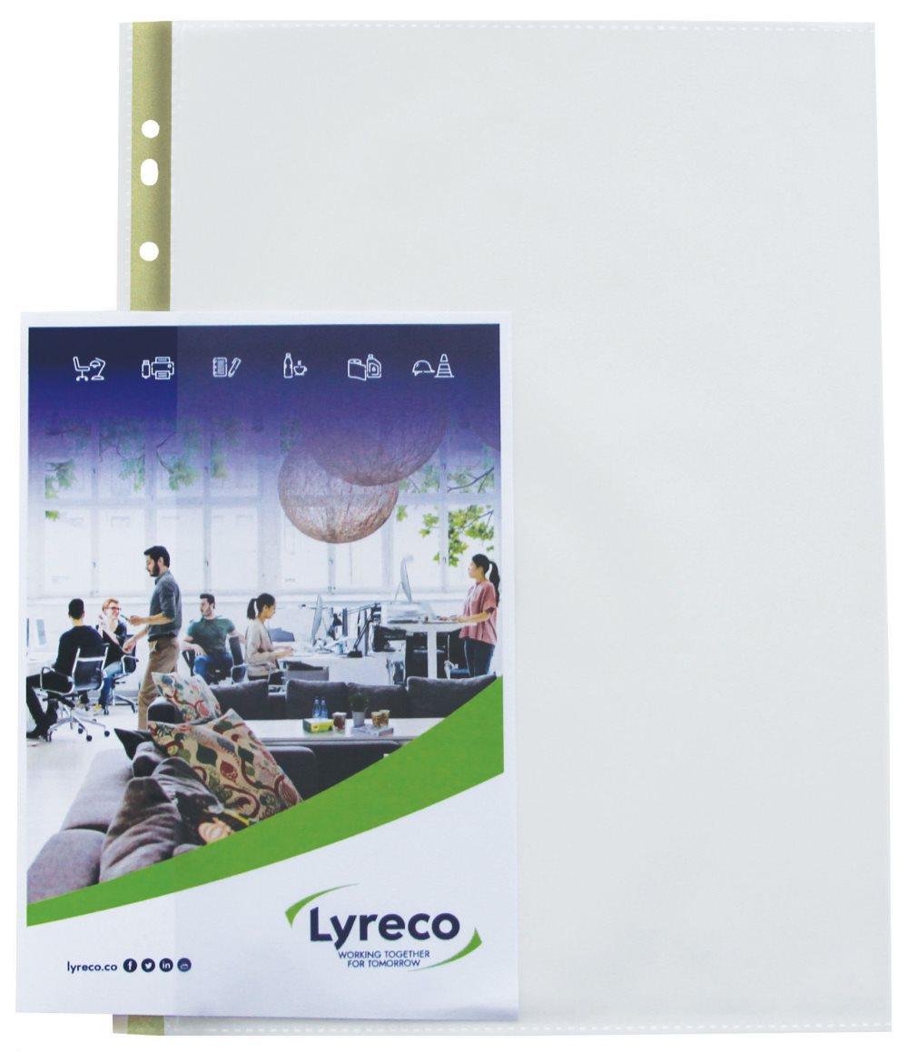 Plastficka LYRECO A4öl 0,08 präg 25/FP