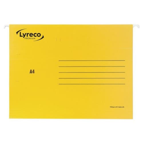Hängmapp LYRECO premium A4 gul 25/fp