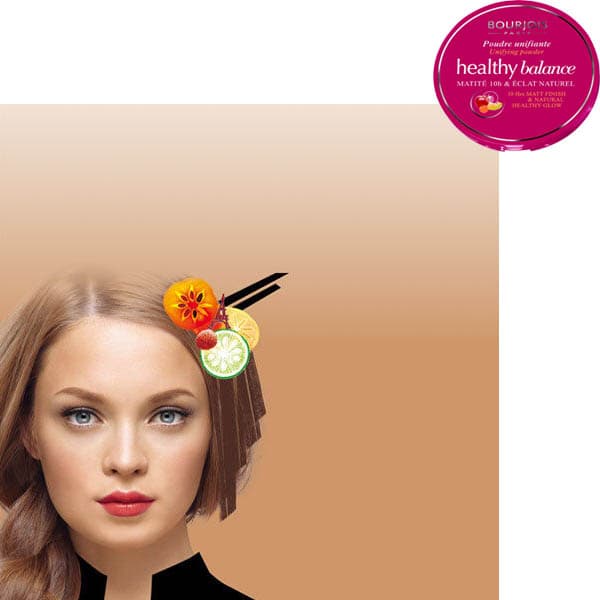 Bourjois Healthy Balance Matte 10H Powder-56 Hale Clair/Light Bronze