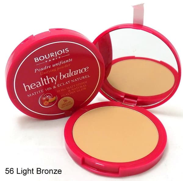 Bourjois Healthy Balance Matte 10H Powder-56 Hale Clair/Light Bronze
