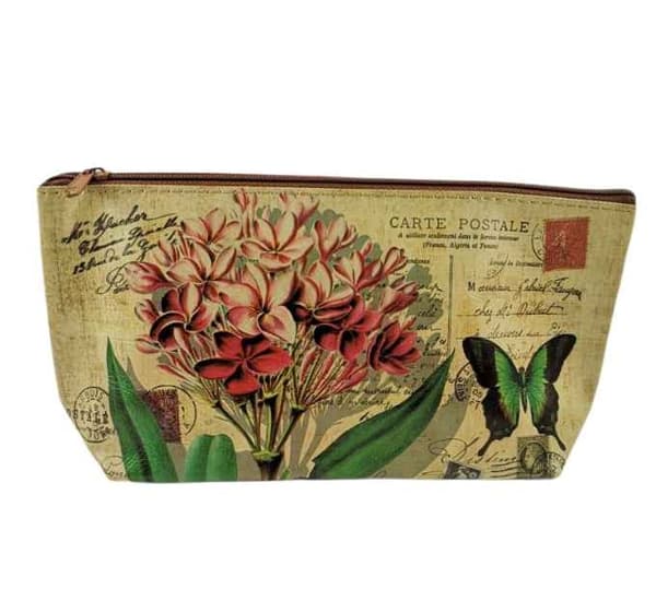 Make-up case with zipper Multiple motives blomma