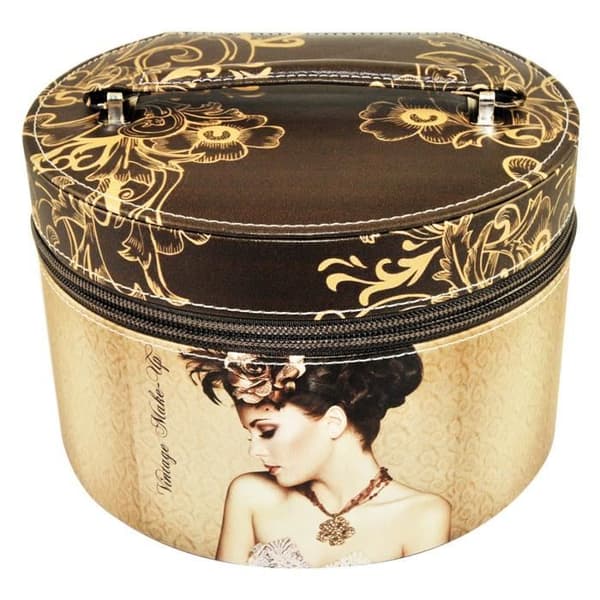GLOSS - Vintage sminkfodral - 36 delar