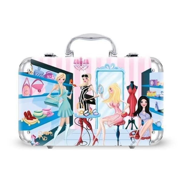 Modekollektion resväska sminkfodral sminkfodral presentset - 64st