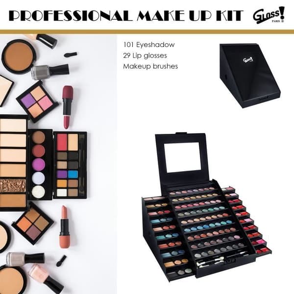 Pyramid Collection Premium Makeup Palette Presentset - 130 st