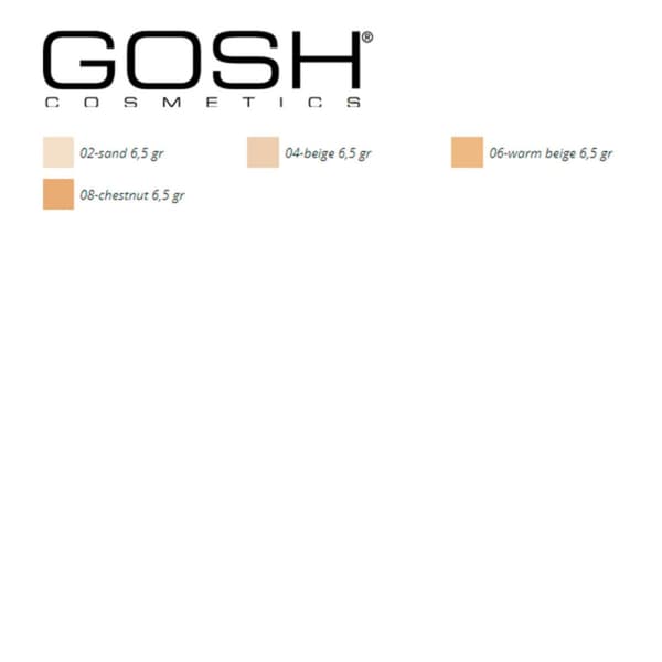 Kompaktpulver All in One Gosh Copenhagen (6,5 g) 6,5 g - 06-warm beige 6,5 gr