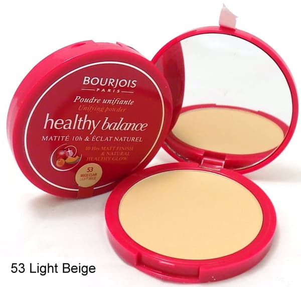 Bourjois Healthy Balance Matte 10H Powder-53 Beige Clair / Light Beige