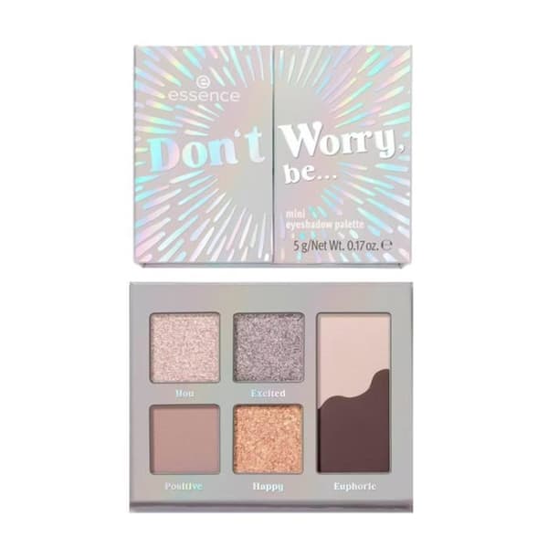 Essence Paleta de sombras mini Oroa dig inte, var…, perfekta för cualquier look Mini paleta med sombras de tonalidades neutras, frías