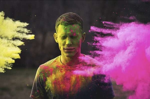 Holi Färgpulver / Festival Pulver - 6x100g