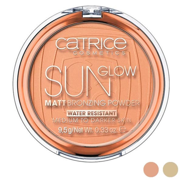 Selvbruner Pulver Sun Glow Matt Catrice (9,5 g) 9,5 g - 035-universal bronze 9,5 gr