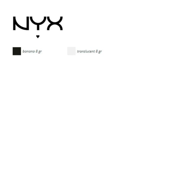 Kompaktipuuterit Hd Finishing Powder NYX (8 g) - banana 8 gr