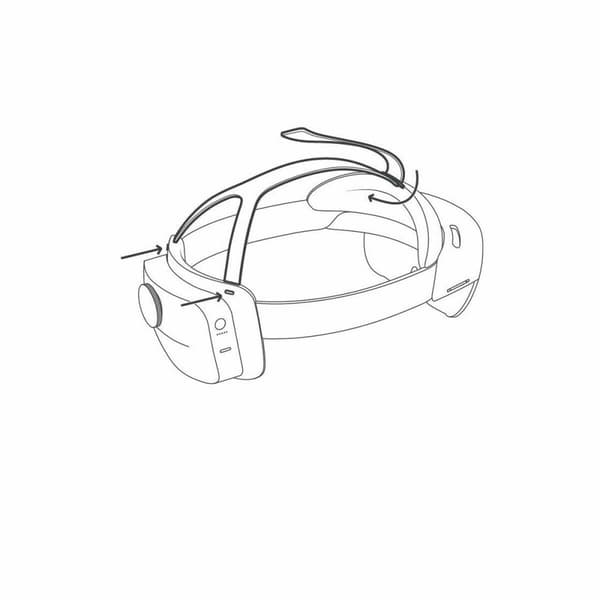 Strop Microsoft NKM-00001 Virtual Reality briller