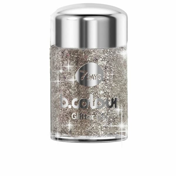 Skinne 7DAYS B.COLOUR WE Sølvfarvet Nº 04 Dear santa 10 g