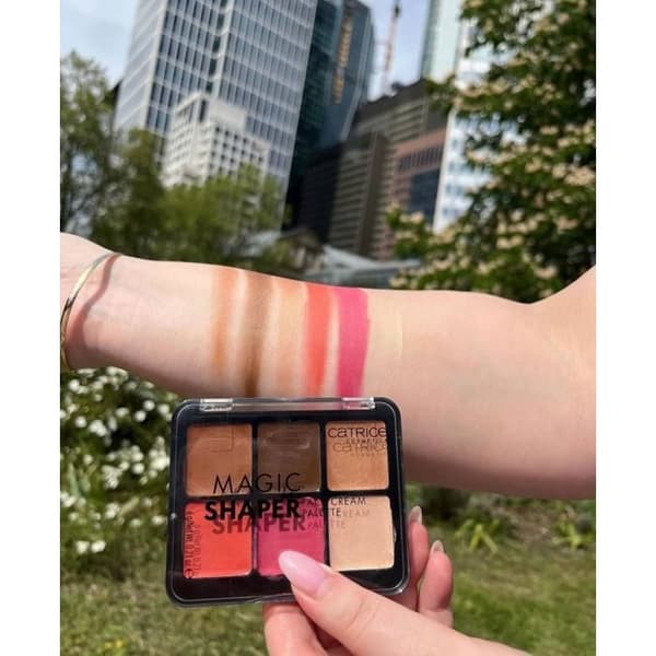 CATRICE - Magic Shaper Face Cream Palette med rouge N°010 6 färger Omedelbart resultat Naturlig Vegansk