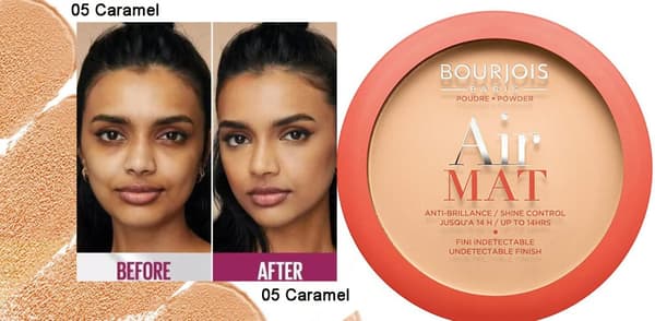 Bourjois Air Mat Pressed Powder-05 Caramel