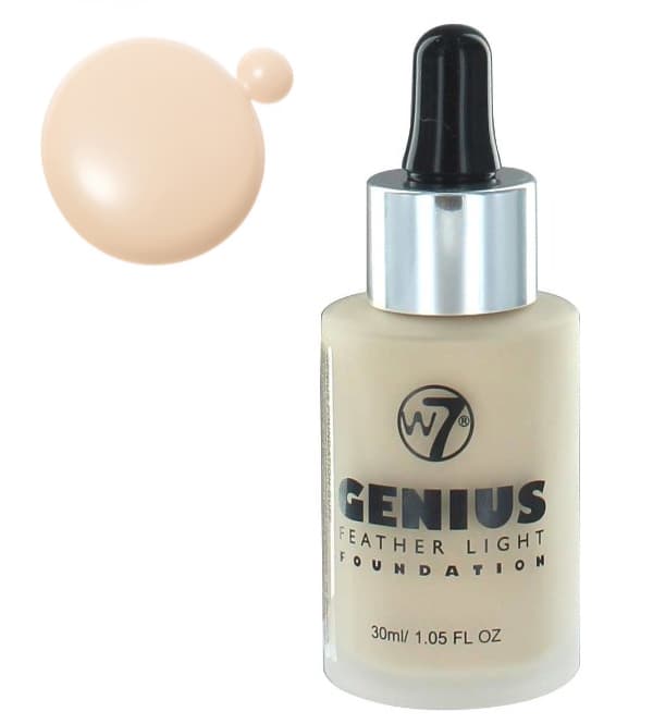 W7 Genius Feather Light Foundation - Buff
