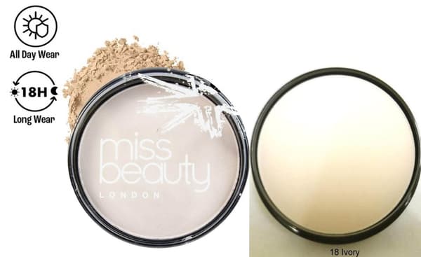 Miss Beauty London Smooth Silk Finish Powder - Ivory