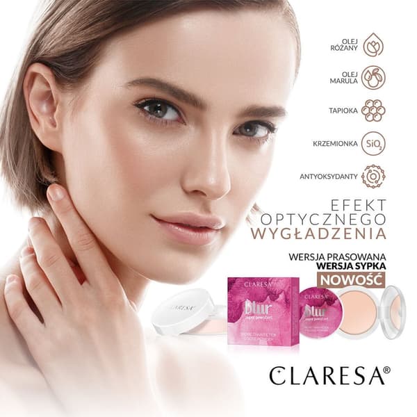 Claresa presset pudder BLUR SUPER POW(D)ER! 11 g