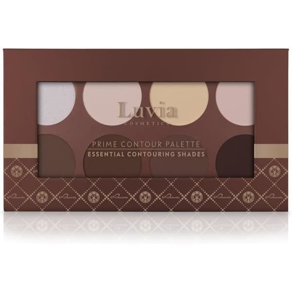 Palettkonturering Professionell i puder 8 färger Luvia Cosmetics