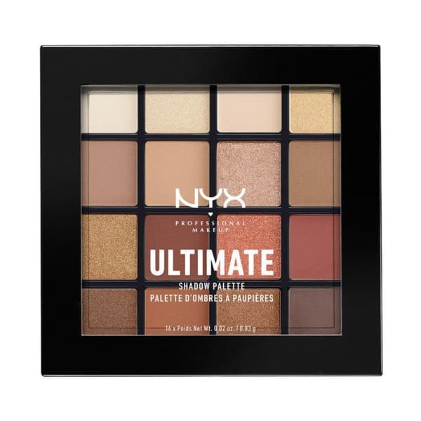 Ögonskuggspalett - NYX - Nyx Ultimate Shadow Palette - Varma Färger - Multicolor - 16 Nyanser