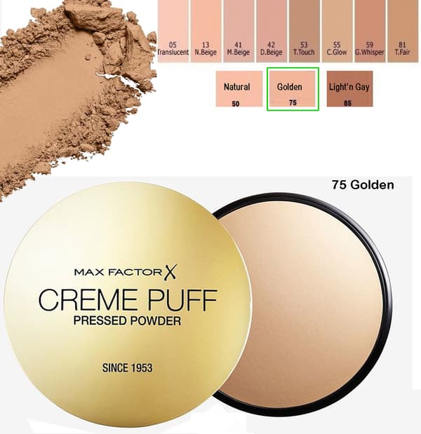 Max Factor Creme Puff Pressed Powder - 75 Golden