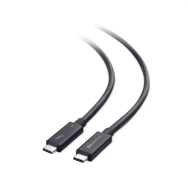 Cable Matters Intel Certified 80cm Thunderbolt 4 USB C Kabel 40Gbps 100W Opladning 8K Video Kompatibel med USB 4 og Thunderbolt 3