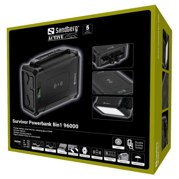 Sandberg 420-78 Survivor Powerbank 8in1 96000