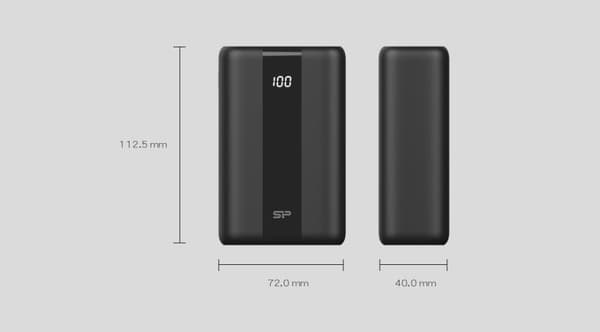 SILICON POWER Power Bank QX55, 30000mAh, Black | Silicon Power | Power Bank | QX55 | 30000 mAh | Black