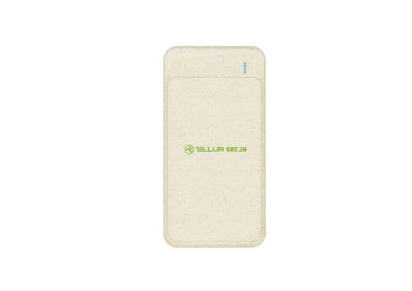 Tellur PD103 Green Power Bank 10000mAh, 2xQC3.0 + PD 18W cream