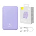 Miniatyrbilde 2 av 9: Powerbank Baseus Magnetic Mini 20000mAh, USB-C  20W MagSafe (purple)