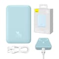 Miniatyrbillede 1 af 11: Powerbank Baseus Magnetic Mini 10000mAh, USB-C  20W MagSafe (blue)