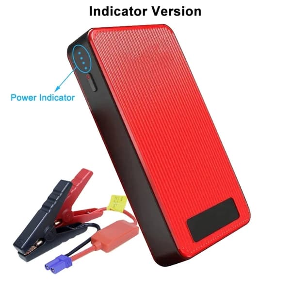 Auton hyppykäynnistin, 8000mAh virtapankki, 800A akkuvahvistin, Indikaattoriversio