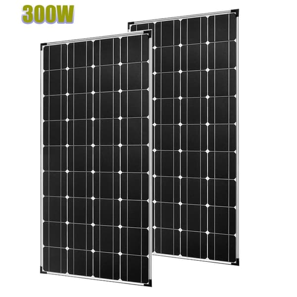 Monokristallinen aurinkopaneelisarja, 150W paneelit, 12V/24V ohjain,450w