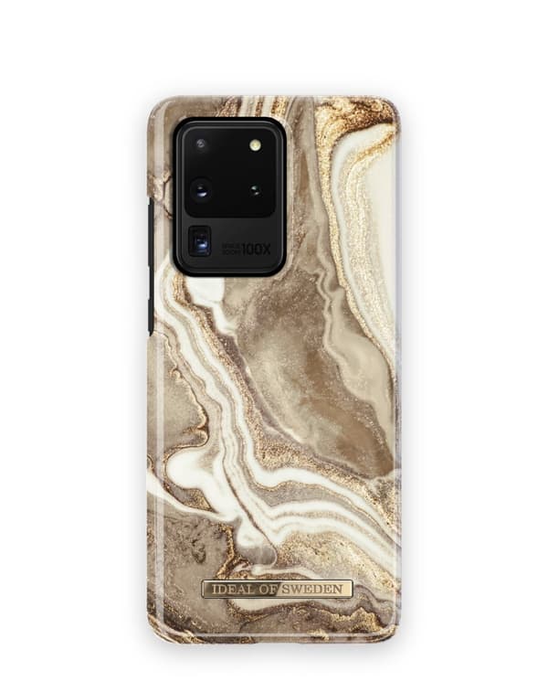 Printed Case Galaxy S20 Ultra Golden Sand Marble
