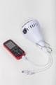 LED solcellslampa HB-6028, laddar & laddas med sol och USB 3pack