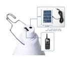 LED solcellslampa HB-6028, laddar & laddas med sol och USB 3pack