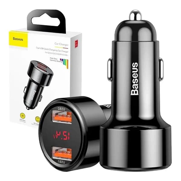 Baseus Magic Car Charger 2x USB / QC /  3.0 / 45W
