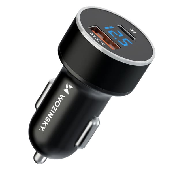 Autolaturi 36W PD/QC 3.0 USB- ja USB-C-liitännän kanssa