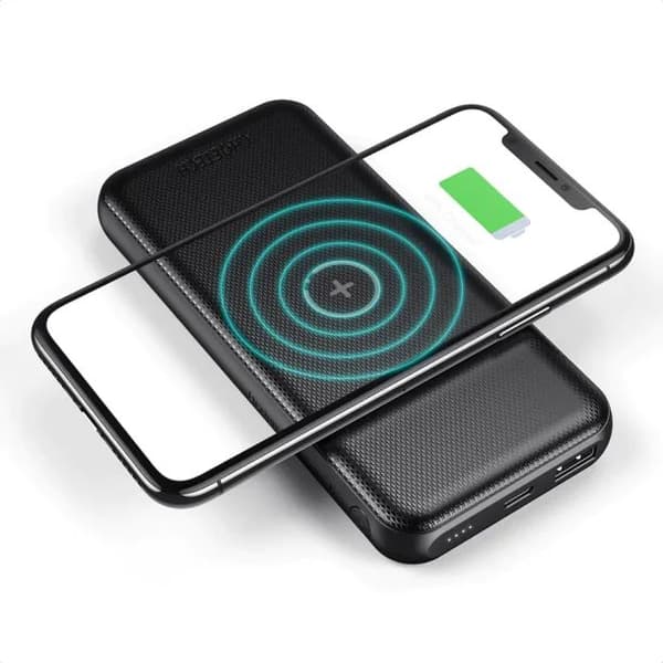 Choetech Magsafe Powerbank 10.000 mAh trådløs, Svart