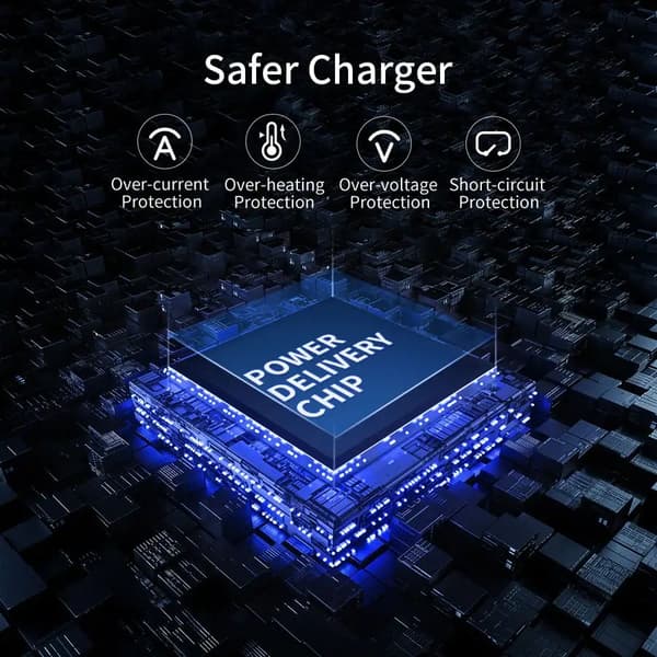 Choetech USB-C PD Vegglader, 30W, Svart